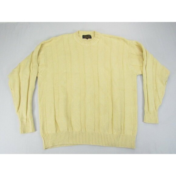 Brooks Brothers Other - Vintage Brooks Brothers Cable Sweater Mens XL Cream Cotton Knit Beige Fisherman